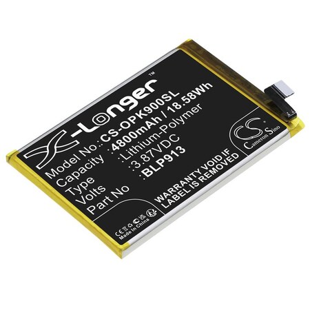 Bsc Preferred OPPO K9X K9x 5G 2021 PGCM10 Mobile Phone Replacement Battery CS-OPK900SL